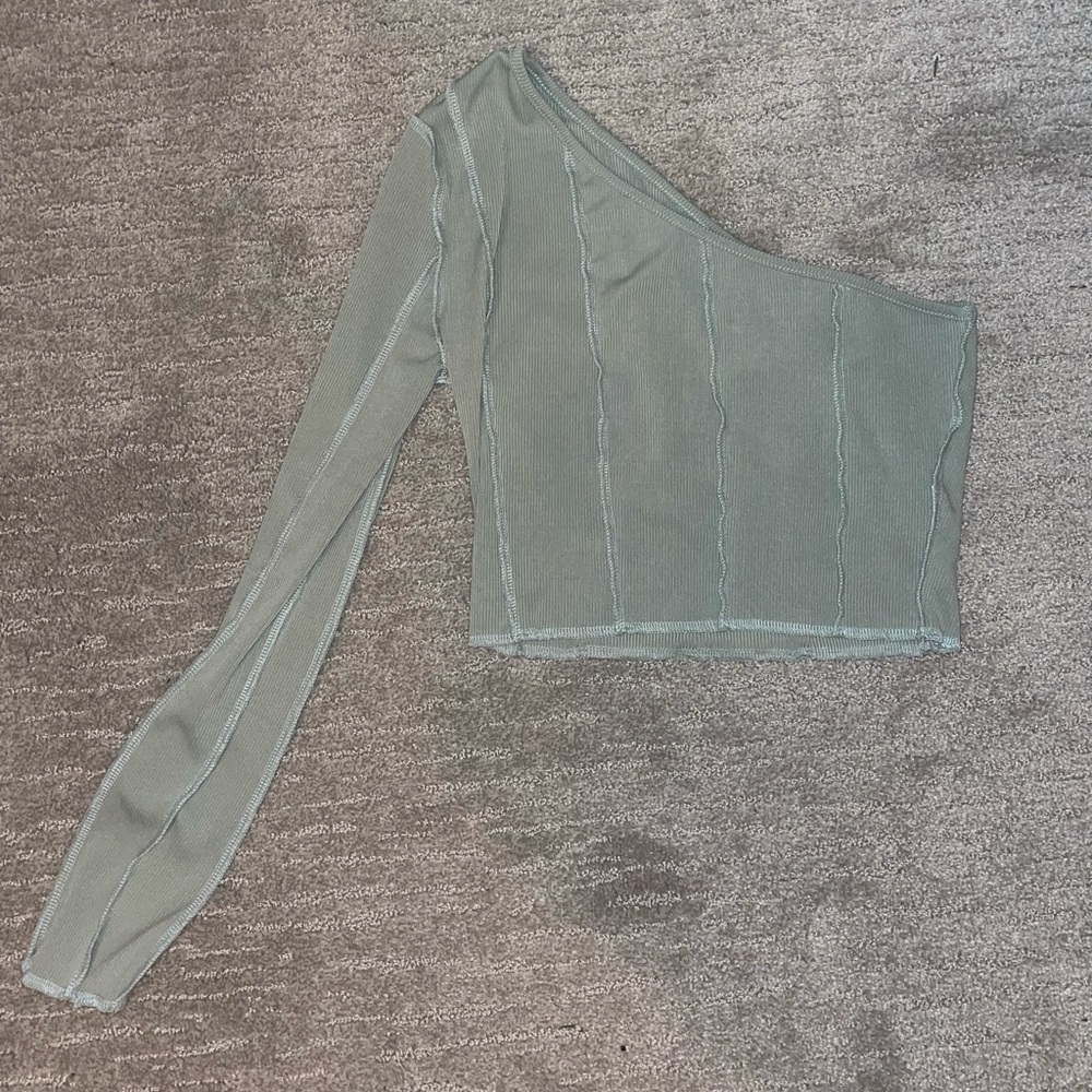 SHEIN One Shoulder Long Sleeve